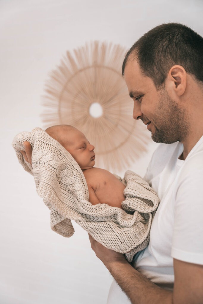 Papa und sein Sohn als Vater-Sohn Bild